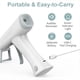 thumbnail image 4 of Pistola de Pegamento Caliente Inalámbrica, Recargable Tipo C, Batería de 2600 MAh, Ideal para Manualidades Escolares, Incluye 20 Barras de Pegamento B, 4 of 8