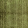 thumbnail image 1 of Ahgly Company Indoor Square Oriental Green Industrial Area Rugs, 8' Square, 1 of 4