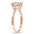thumbnail image 3 of Everly Women's Morganite 10k Rose Gold Ring, 3 of 6