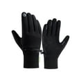 thumbnail image 1 of Winter Gloves for Men Outdoor Riding Touch Screen Texting Windproof Warm Sports Work Gloves for Cold Weather Anti-Slip Pvc Palm Fleece Lining, 1 Pair of Gloves, 1 of 4