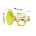 thumbnail image 3 of Kids Toy Trumpet, Baby Musical Instrument, Safe ABS Horn, Early Music Education Toy, Lung Capacity Development, Auditory Training, Sensory Learning Toy, Preschool Fun Gift, Baby Music Toy, 3 of 6
