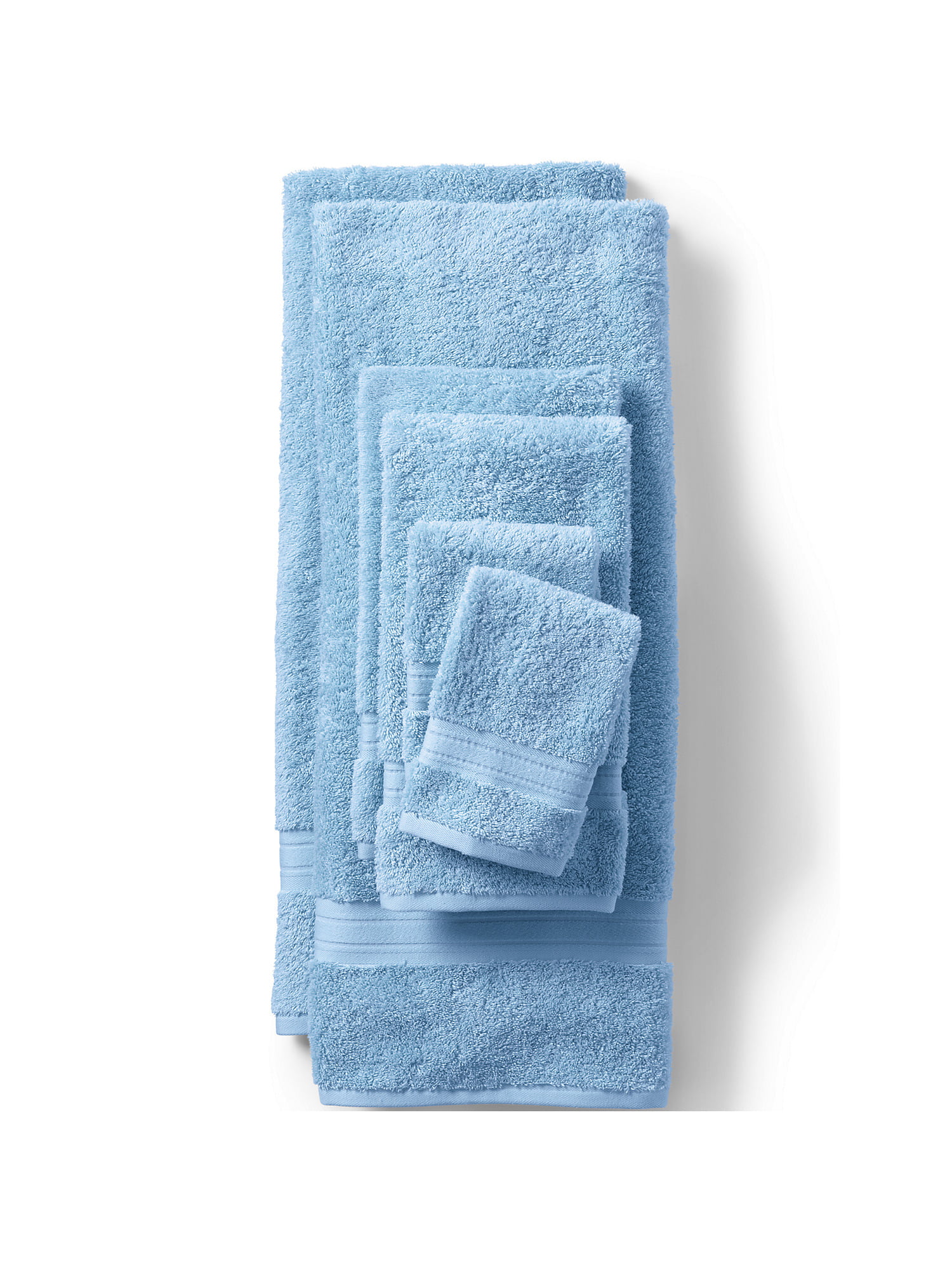 Lands' End Premium Supima Cotton 6-Piece Bath Towel Set - Edgewater