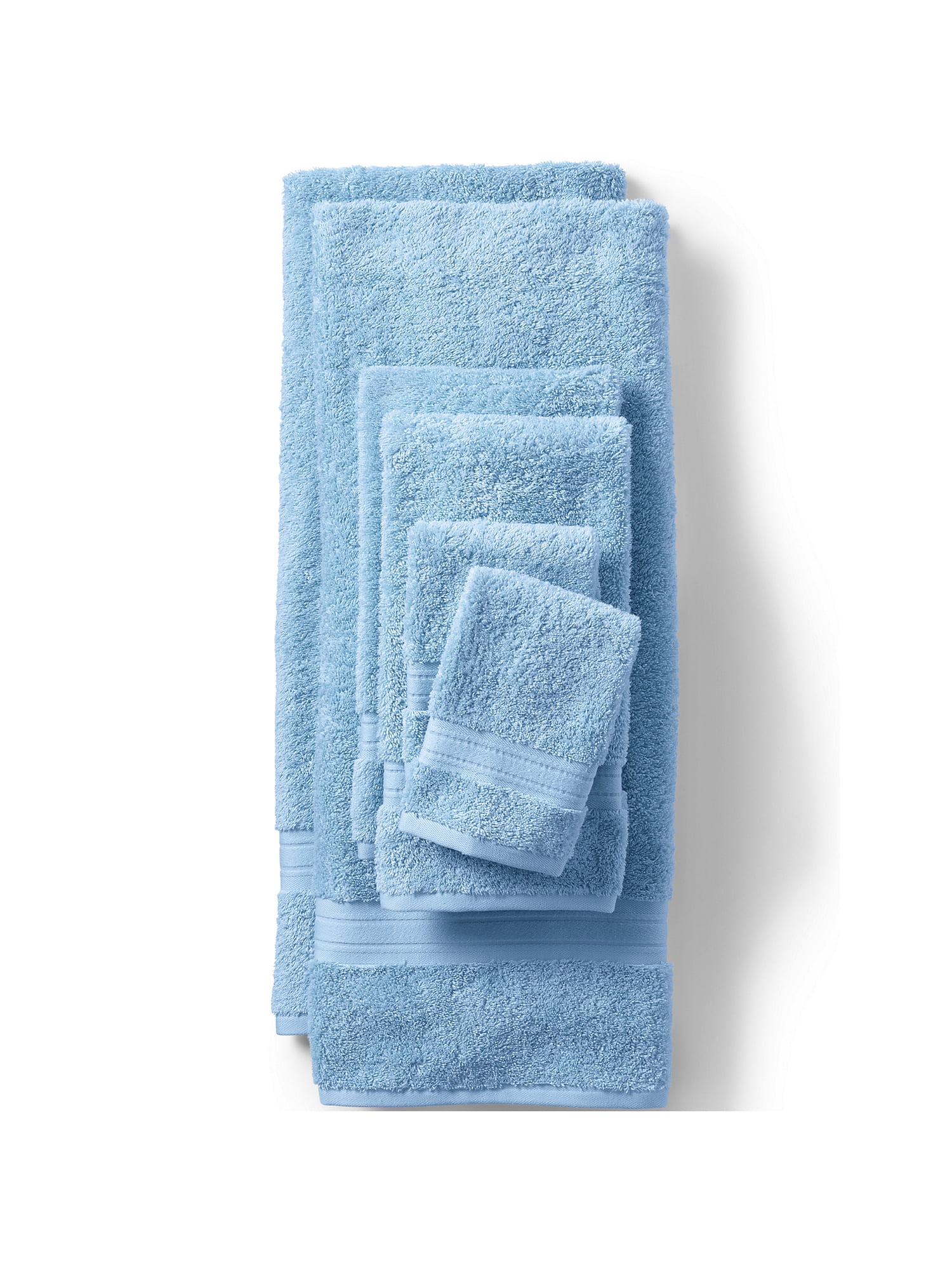 Lands' End Premium Supima Cotton 6Piece Bath Towel Set