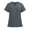 Dark Gray, variant on Womens Scrub Tops with Side Slite Lightweight Short Sleeve V Neck Nurse Uniform Work Blouse Loose Casual Solid Color Workout Pullover Shirt