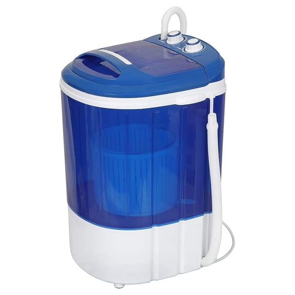 Portable Washing Machine Mini Washer with Spin Dryer 8lbs Capacity - Compact Laundry Washer for Apartments, RV, Dorm - Blue