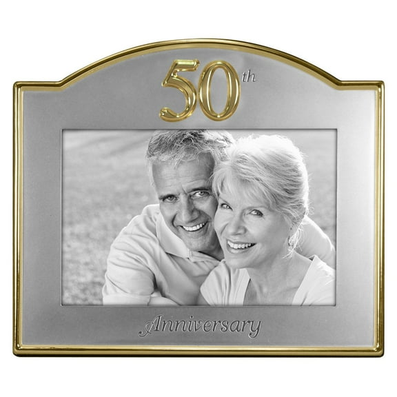 Celebrate a 50th Anniversary with this special 6x4 frame - 4x6