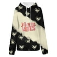 thumbnail image 4 of Bjutir Valentines Day Women Tops 2024 Fashion Sweatshirt Printed Round Neck Long Sleeved Casual Hoodie, 4 of 5
