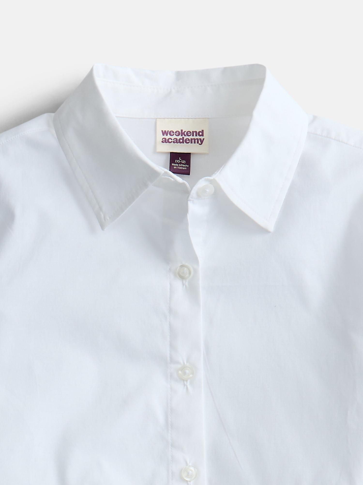 Weekend Academy Girls Button Front Shirt, Sizes 4-18
