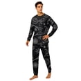 thumbnail image 3 of Halloween Family Matching Pajamas Sets, Halloween Family Loungewear, Ghost Printed Holiday PJS Sleepwear, Spooky Season Family Uniform Home Pajamas for Indoor Leisure Halloween Party for Family, 3 of 6