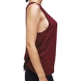 thumbnail image 6 of Exercise Tank Tops for Women Sleeveless Cropped Tank Tops Open Back Basic Undershirt Yoga Running Shirts for Women Plus Size Gym Clothes (Red,XXL), 6 of 7