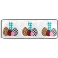 thumbnail image 5 of Dreamtimes Blue Buffalo Plaid Bunny Hallway Runner Rug 2'x6' Kitchen Rug with Rubber Backing Unique Easter Eggs Non Slip Entryway Rug Runner Washable Soft Area Rug for Hallway Bedroom Kitchen Decor, 5 of 6
