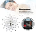 thumbnail image 2 of Test Fashion Luxury Diamond-studded Metal Wall Clock Living Room Bedroom Decor, Metal Wall Clock, Wall Clock Decor, 2 of 2