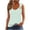 Green, variant on TAGOLD Womens Round-Neck Tank Top Solid Color Sleeveless Loose Casual Tank Top