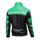 thumbnail image 4 of Chaqueta de cuero estilo Hong Kong para hombre, franjas de diferente Color, diseño de coche de carreras, ropa de motocicleta, nuevo modelo transfronterizo, 4 of 5