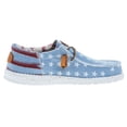thumbnail image 4 of Mens Hey Dude Wally Americana Denim Star Casual Shoe, 4 of 5