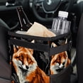 thumbnail image 6 of Fox Foldable Car Trash Can with Lid, Leak-Proof Hanging Storage Bag - Car Trash Bin, Mini Trash Can, 6 of 6