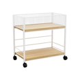 thumbnail image 2 of Estante de almacenamiento debajo del escritorio, organizador de archivos, organizador de ropa para manualidades, resistente blanco con rueda, 2 of 9