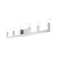 thumbnail image 5 of Livex Lighting - Solna - 6 Light Bath Vanity in Mid Century Modern Style - 43.5, 5 of 15