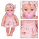 thumbnail image 4 of 12 Inch Soft Newborn Baby Dolls, Vinyl Baby Dolls With Clothes Set Including Pacifier Realistic Doll Look RealTeissuly Clearance (pink, G) Teissuly WER202308292060, 4 of 5