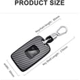 thumbnail image 3 of Estrela Funda para Llave de Coche de Fibra de Carbono, Adecuada para Renault Koleos Kadjar Scenic Megane Sandero Espace Clio Captur Kangoo Laguna Talisman Twingo, Negro, 3 of 5