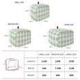 thumbnail image 6 of Sage Green Buffalo Check Toaster Cover 2 Slice, Farmhouse Plaid Modern Geometric Dustproof Bakeware Oven Protector with Top Hook, Waterproof Small Kitchen Appliance Toasters Dust Cover, 12"x7.5"x8", 6 of 9