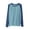 Blue-shirts, variant on Aezemi Women Loose Fit Pajama Shirts Round Neck Long Sleeve Comfy Color Blocks Undershirts Lightweight Soft Casual Home Sleep Tops 3XL