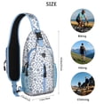 thumbnail image 4 of Crossbody Sling Backpack for Women Men Small Anchor Lighthouse Print Shoulder Sling Crossbody Casual Chest Bag for Travel Sports Running Hiking, 4 of 4