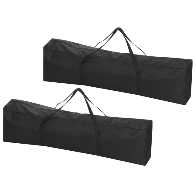 Uxcell 33.4" Nylon Camp Chair Replacement Bag Foldable Carrying Bag Large Zippered Bag with Strap 2 Pack