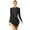 Black, variant on Aiihoo Women Figure Ice Skating Dress Sheer Mesh Ballet Gymnastics Leotard Dance Dress Black XL