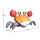 thumbnail image 2 of Cangrejo gateando para evitar obstáculos, mascota eléctrica para regalo de cumpleaños de bebé (naranja), 2 of 7