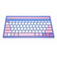 thumbnail image 3 of Teclado inalámbrico, teclado inalámbrico Bluetooth, teclado portátil recargable, calidad en la que puede confiar, 3 of 8