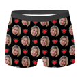 thumbnail image 2 of Wxolcjlv Mens Boxer Briefs Valentine's Day Diy Printing Custom Underwear With Face Custom Trendy Graphic Boxers Male Holiday Gifts Red_822647888_1 L, 2 of 4