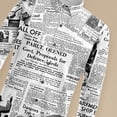 thumbnail image 2 of Camiseta de moda unisex de manga larga: estilo informal moderno con estampado llamativo y estilo periódico, 2 of 5