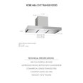 thumbnail image 7 of KOBE CH77 Series 48-Inch Hands-Free Fully Auto Under Cabinet Range Hood in Stainless Steel, 7 of 7