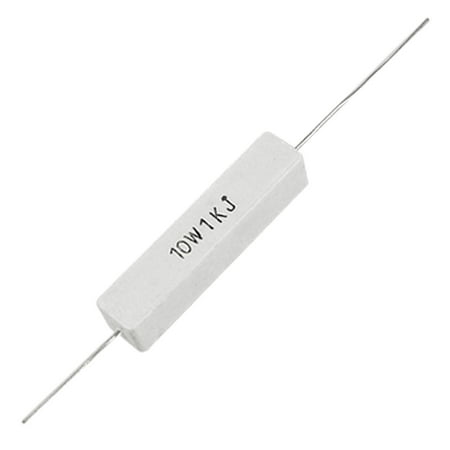 - Unique Bargains 10 Watt 5% Wirewound Cement Power Resistor 1K ohm 10W 5pcs