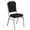 Black, variant on Bowery Hill Fabric/Steel Banquet Stack Chair in Silver/Black