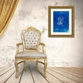 thumbnail image 3 of Borders, Cole 25x32 Gold Ornate Wood Framed with Double Matting Museum Art Print Titled - PP757-Faded Blueprint Bullet Machine Patent Poster, 3 of 4