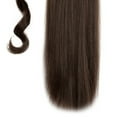 thumbnail image 6 of Drawstring Ponytail Hair Extension 20" 22" Curly Wavy Straight Hairpiece One Piece Ponytail Extension Long Pony Tails for Women(Natural Black/Dark Brown), 6 of 8