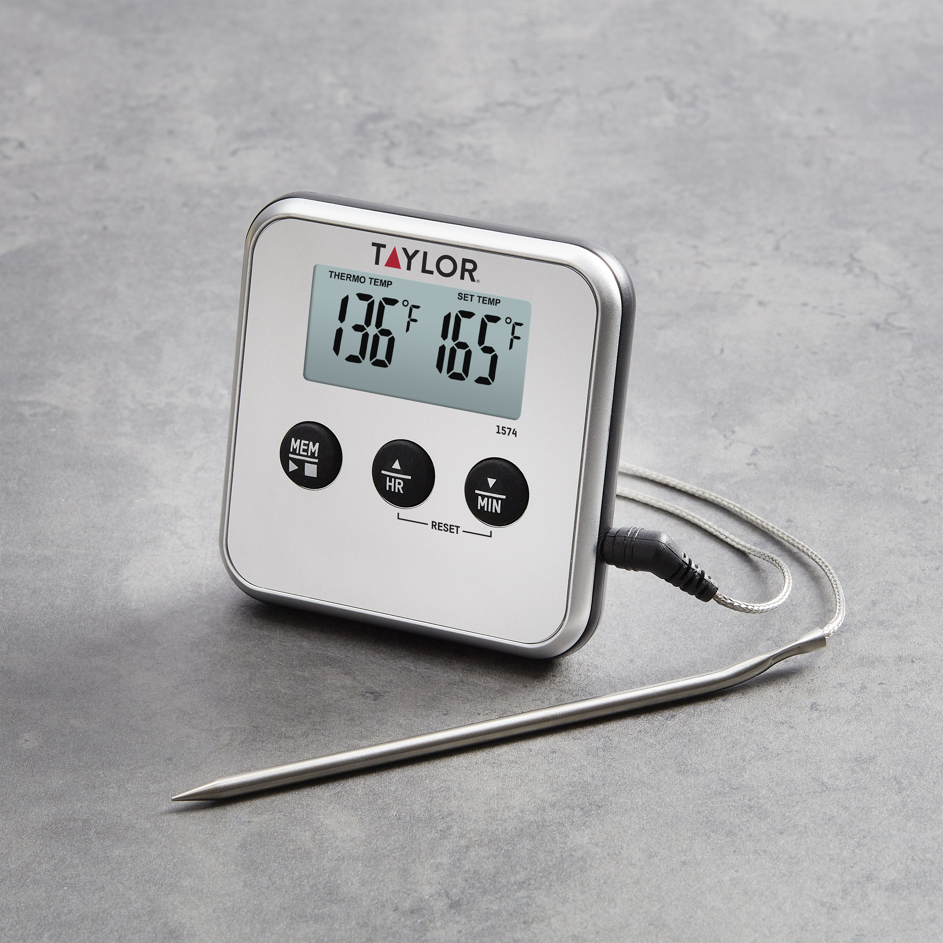 Taylor Precision Digital Meat Thermometer with Wired Probe photo 6