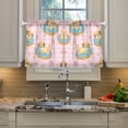 thumbnail image 4 of Selling Cute Puppy Patterns Tier Curtains Tier Kitchen Living Room Bedroom Balcony 2 Panels 27x36 Inch, 4 of 8