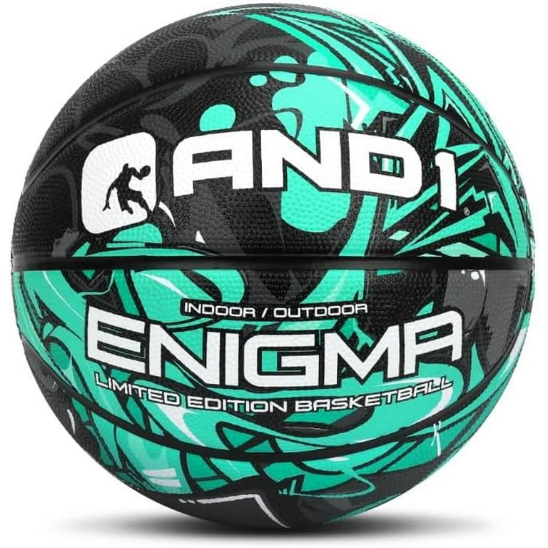 AND1 Enigma Youth Rubber Basketball, Size 6 (28.5