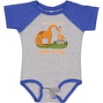 thumbnail image 3 of Inktastic It's Our 1st Father's Day Brontosaurus Family Boys or Girls Baby Bodysuit, 3 of 5