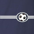 thumbnail image 3 of CafePress - Soccer Ball And Stripes Long Sleeve Dark T Shirt - Long Sleeve Dark T-Shirt, 3 of 4