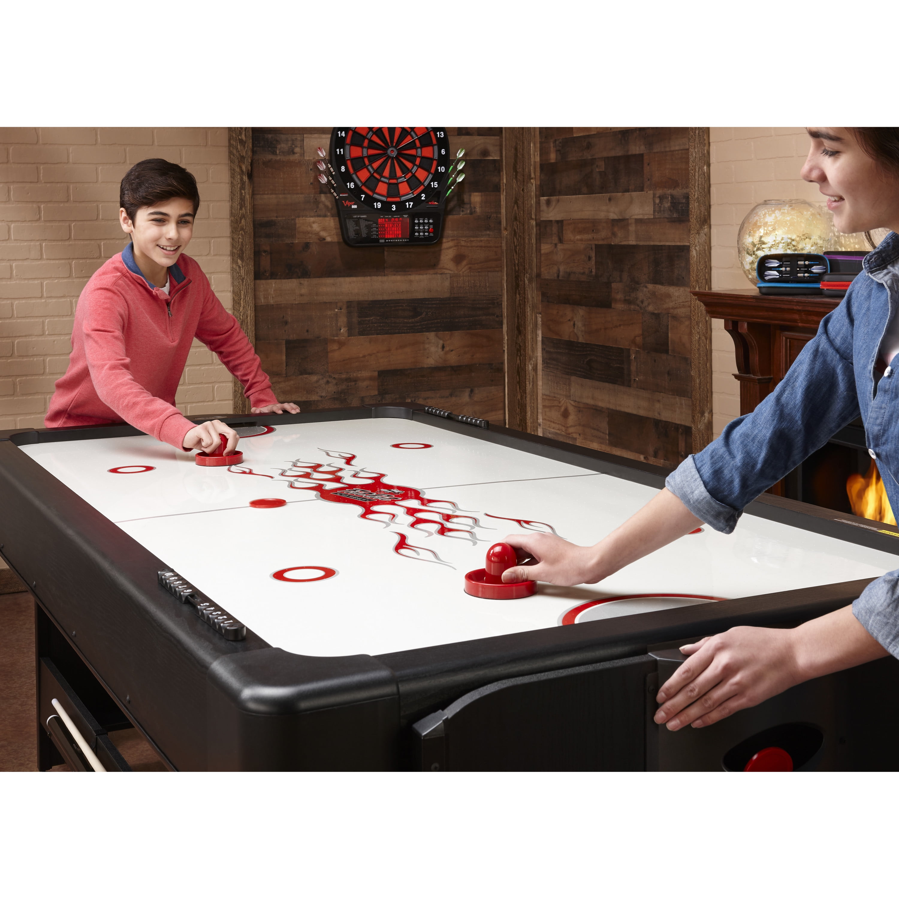 Fat Cat 3-in-1 6' Flip Multi-Game Table – White Billiards