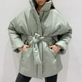 thumbnail image 1 of Ruimatai Plus Size Coat For Womens Ethnic Style Pattern Long Sleeve Button Pockets Hooded Windbreaker Cardigan, 1 of 6