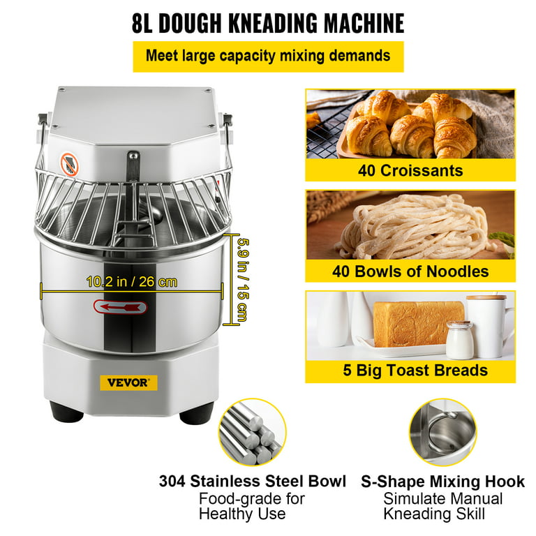 Premium Photo  Efficient bread dough mixer a powerful machine for bakery's  mixing and kneading needs