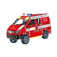 thumbnail image 3 of Conjunto de juguetes de construcción Perfecl modelos de automóviles Camión de bomberos 7 cm x 18 cm x 10 cm, 3 of 8