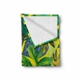 thumbnail image 2 of Plant Soft Flannel Fleece Blanket, Botany Themed Drawing Depicting Exotic Leaves in Tropical Environment Hawaiian Vibes, Cozy Plush for Indoor and Outdoor Use, 50" x 60", Multicolor, by Ambesonne, 2 of 6