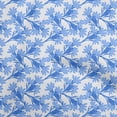 thumbnail image 1 of oneOone Cotton Jersey Light Blue Fabric Floral Craft Projects Decor Fabric Printed By The Yard 58 Inch Wide, 1 of 4