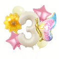 thumbnail image 6 of Colorful gradient butterfly polyester film balloons Sunflower butterfly balloons set for Birthday party celebration, 6 of 10